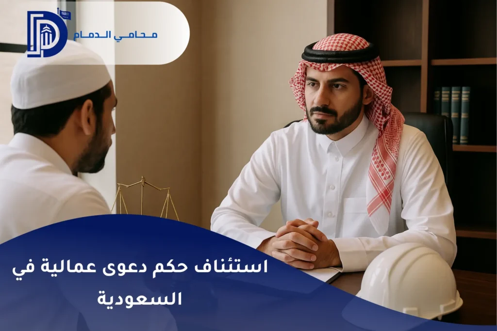 استئناف حكم دعوى عمالية في السعودية